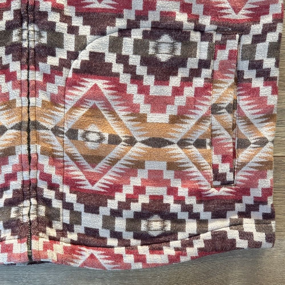 Pendleton Multicolor Geometric Hooded Hoodie/ Jac… - image 3